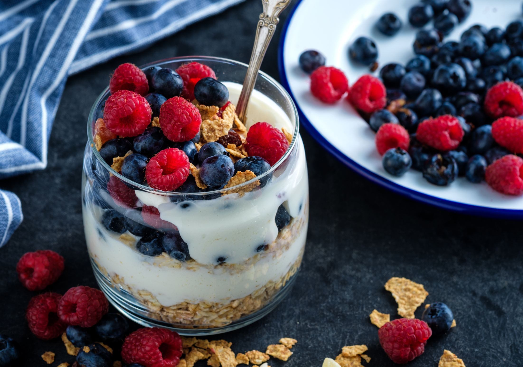 Healthy Breakfast with Homemade Granola